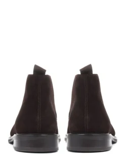 Boots|Formele Schoenen*Jones Bootmaker - - Deacon suède chukkalaarzen Donkerbruin