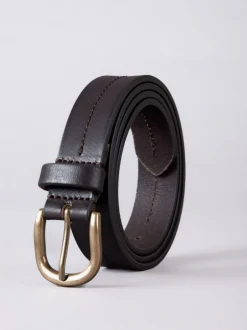 Ceintuurs*Lakeland Leather Donkerbruin - - Kendal - Leren riem