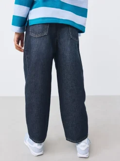 Jeans|Next Donkere wassing - Barrel jeans (3-16jaar)