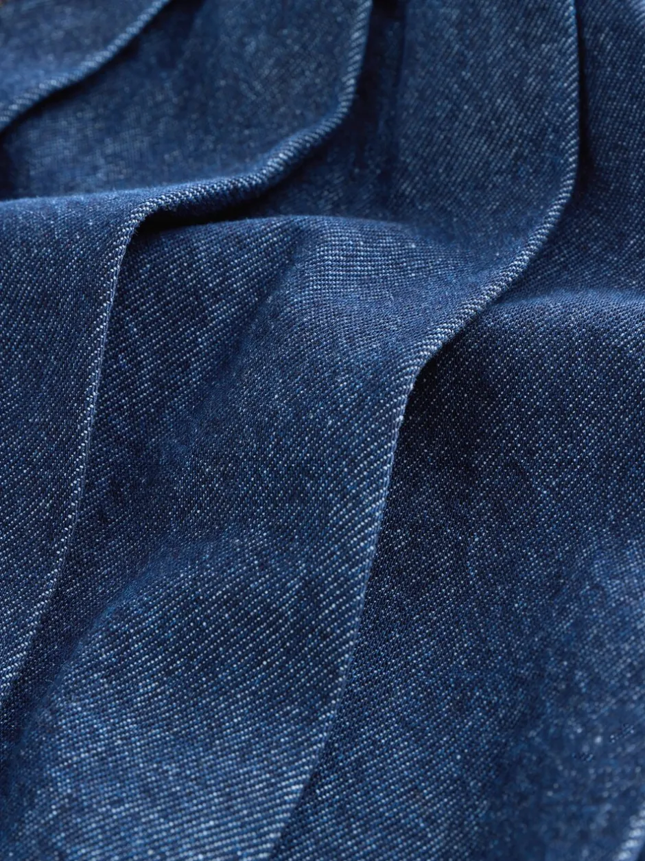 Shorts En Rokken*Next - Geplooide denim rok (3-16jr) Donkere wassing