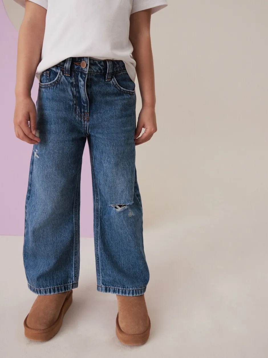 Jeans*Next Donkere wassing - Jeans met wijde pijpen (3-16 jr)