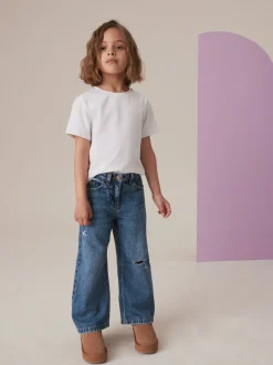 Jeans*Next Donkere wassing - Jeans met wijde pijpen (3-16 jr)