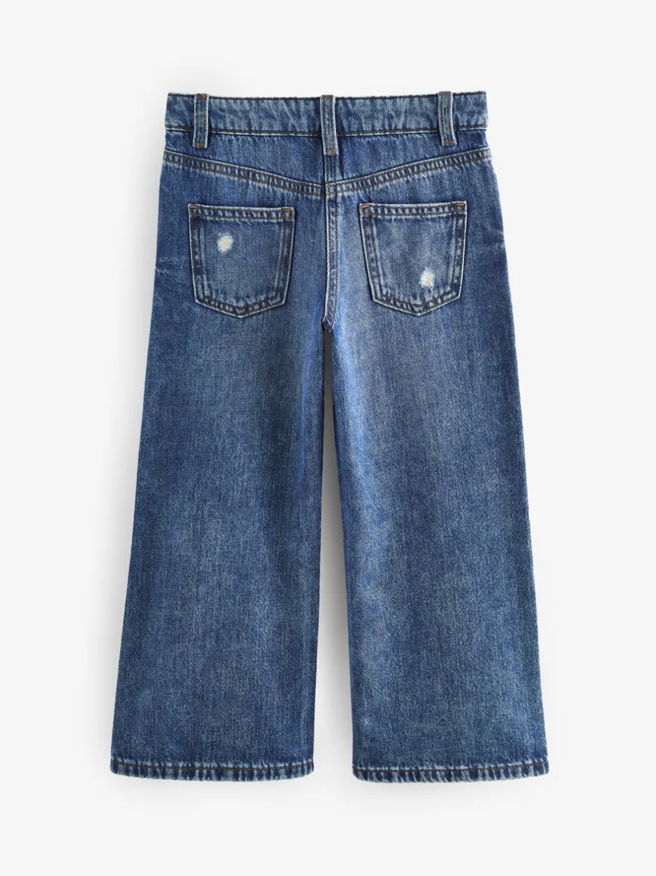 Jeans*Next Donkere wassing - Jeans met wijde pijpen (3-16 jr)