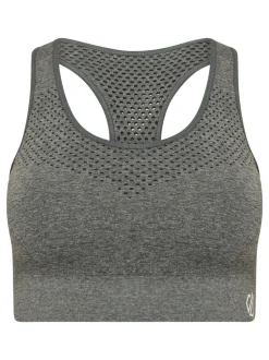 Beha's|Dare 2b - Green Womens Don't Sweat It II Sports Bra Donkergrijs