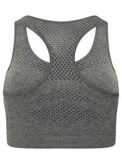 Beha's|Dare 2b - Green Womens Don't Sweat It II Sports Bra Donkergrijs