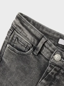 Jeans*Name It - flare jeans met verstelbare taille voor meisjes Donkergrijs