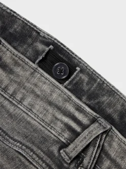 Jeans*Name It - flare jeans met verstelbare taille voor meisjes Donkergrijs