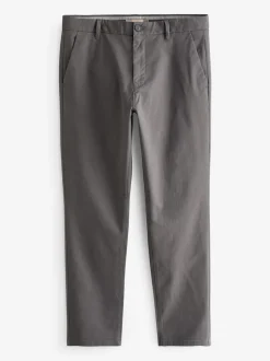 Broeken En Chino's*Next Donkergrijs - Slim Fit - Stretchy chino