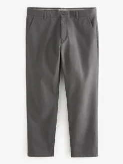 Formele Broek|Broeken En Chino's|Next Donkergrijs - Straight fit - Stretchy chino