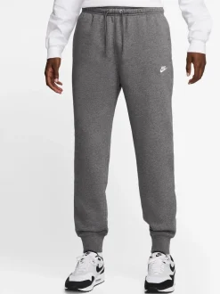Joggingbroeken|Nike Donkergrijs gemêleerd - Club fleece joggingbroek