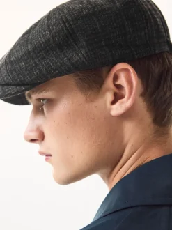 Mutsen, Sjaals En Handschoenen*Next - Baker Boy muts Donkergrijs geruit