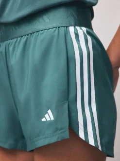 Shorts|adidas Donkergroen - Hyperglam shorts van geweven stof