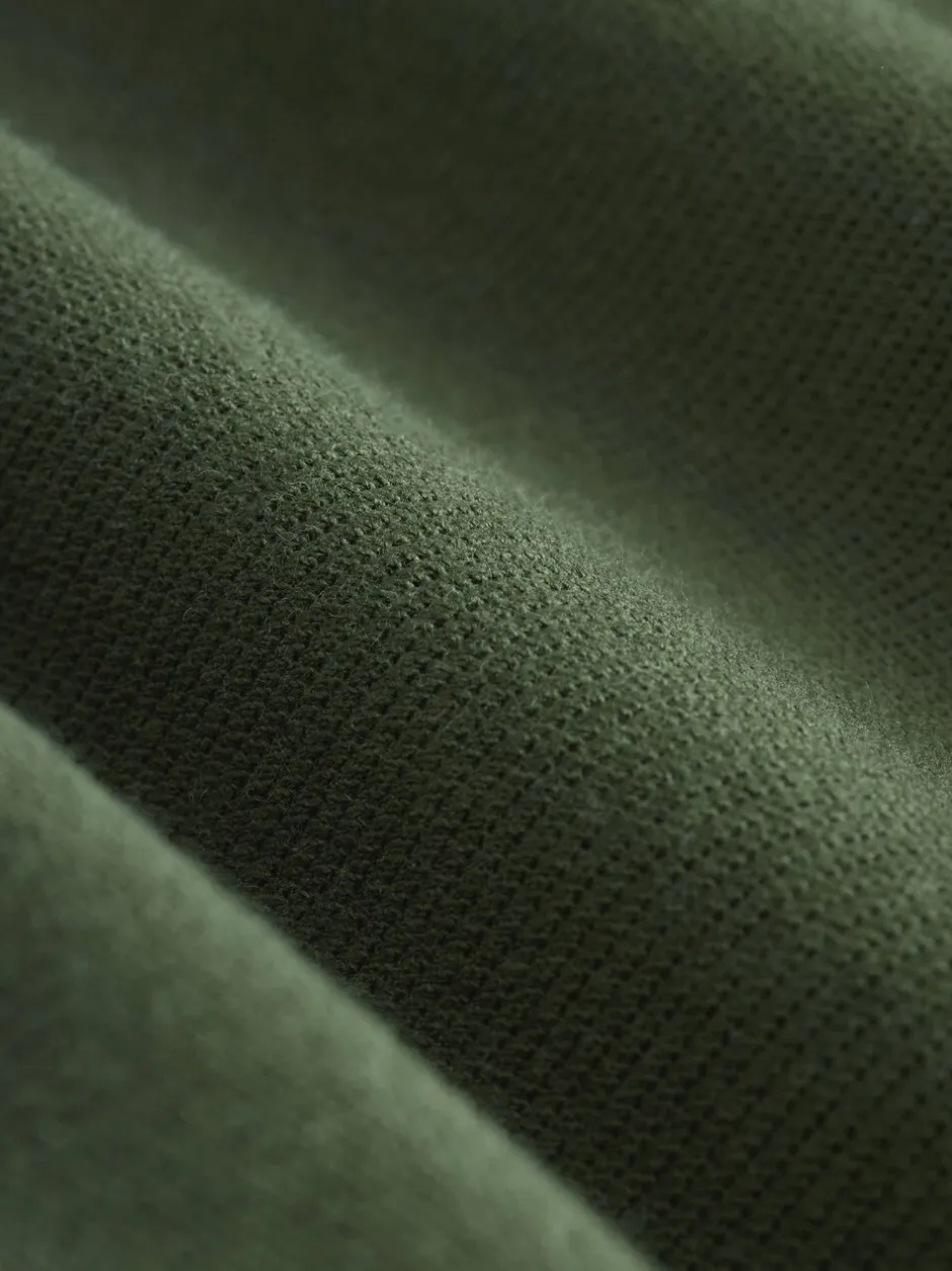 Formele Overhemden|Jassen En Jacks*Next Donkergroen - Jersey keperstof Overshirt met drukknopen