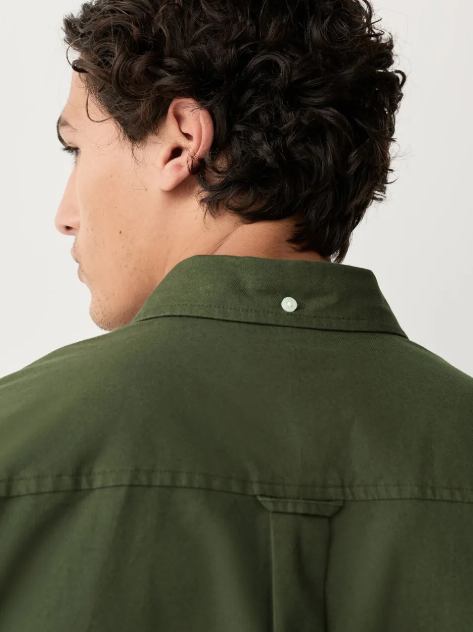 Formele Overhemden|Shirts|Next Donkergroen - Normale Pasvorm - Oxford-overhemd met korte mouwen