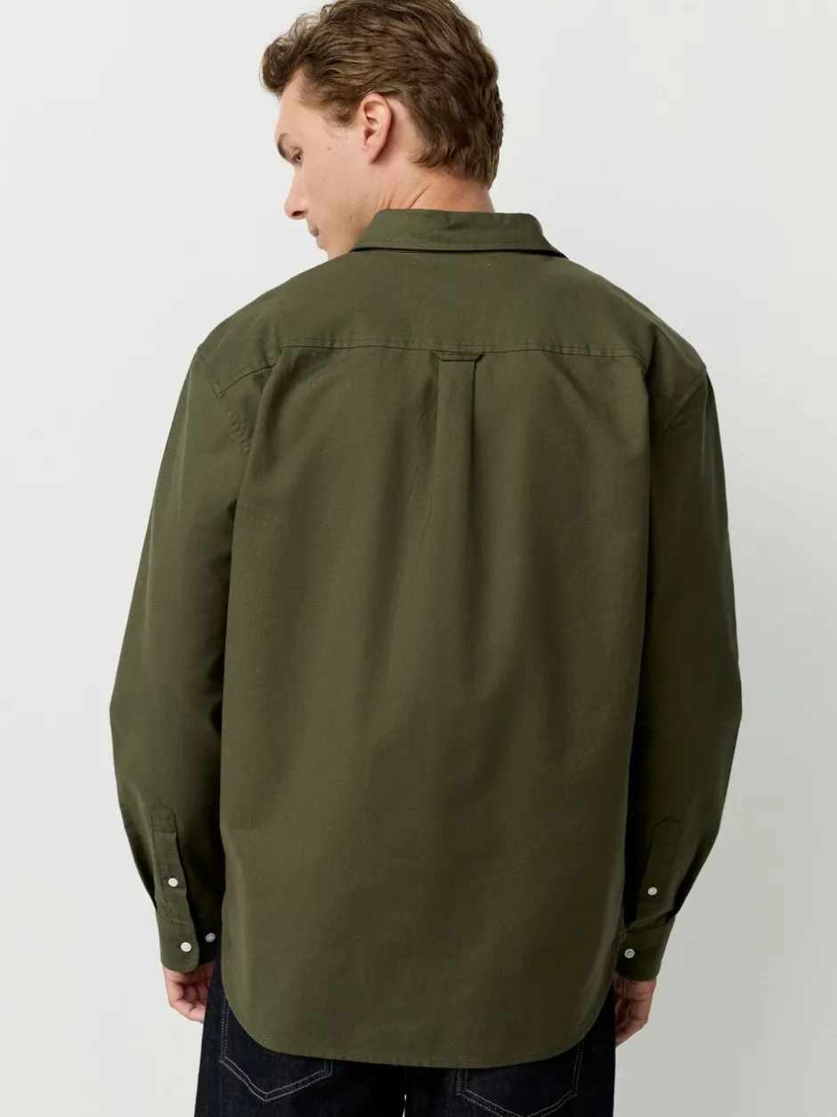 Formele Overhemden|Shirts|Next Donkergroen - Normale Pasvorm - Oxford-hemd met lange mouwen