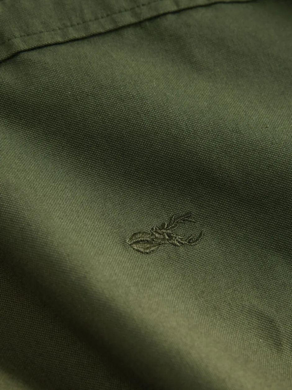 Formele Overhemden|Shirts|Next Donkergroen - Slim Fit - Oxford-hemd met lange mouwen