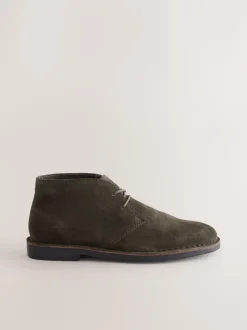 Boots|Next Donkergroen - Suède woestijnlaars