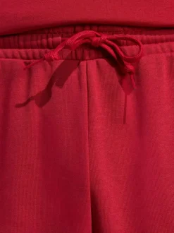Sportkleding|Shorts*adidas Donkerrood - Essential 3-Stripes French Terry Shorts