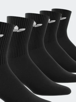 Sokken|Sokken*adidas Donkerzwart - Originals verpakking van 6 Trefoil enkelsokken