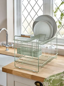 Keukenaccessoires*Next Draad afdruiprek Grijs-groen