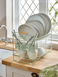 Keukenaccessoires*Next Draad afdruiprek Grijs-groen