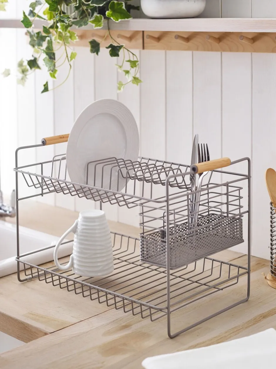 Keukenaccessoires|Next Draad afdruiprek Grijs