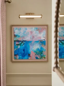 Canvassen En Kunst Voor Aan De Wand*Next Dreamlake Scape By Sonal Nathwani Handpaint Detail Framed Wall Art