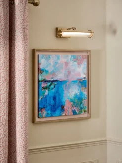 Canvassen En Kunst Voor Aan De Wand*Next Dreamlake Scape By Sonal Nathwani Handpaint Detail Framed Wall Art