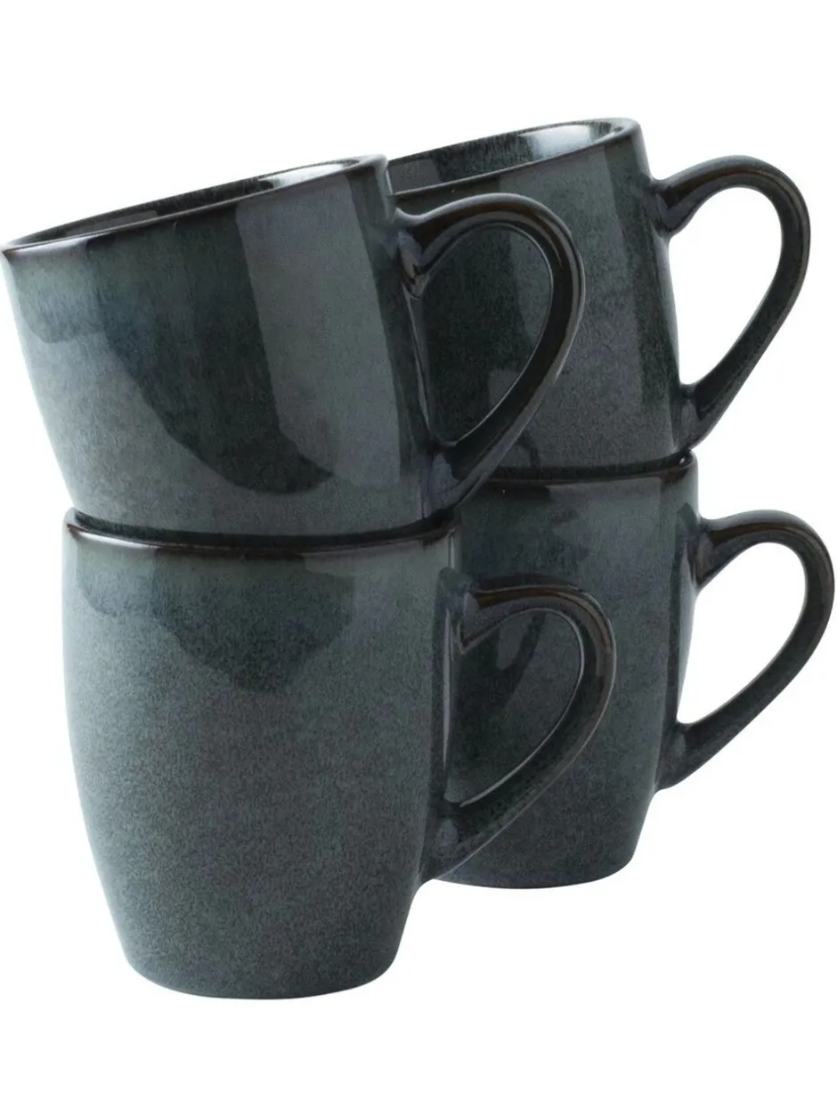 Mokken En Koppen*Dutch Rose set van 4 Serenity minimokken