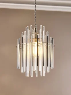 Lampenkappen|Verlichting*Next Easy Fit Arundel Shade Ceiling Light Chroom