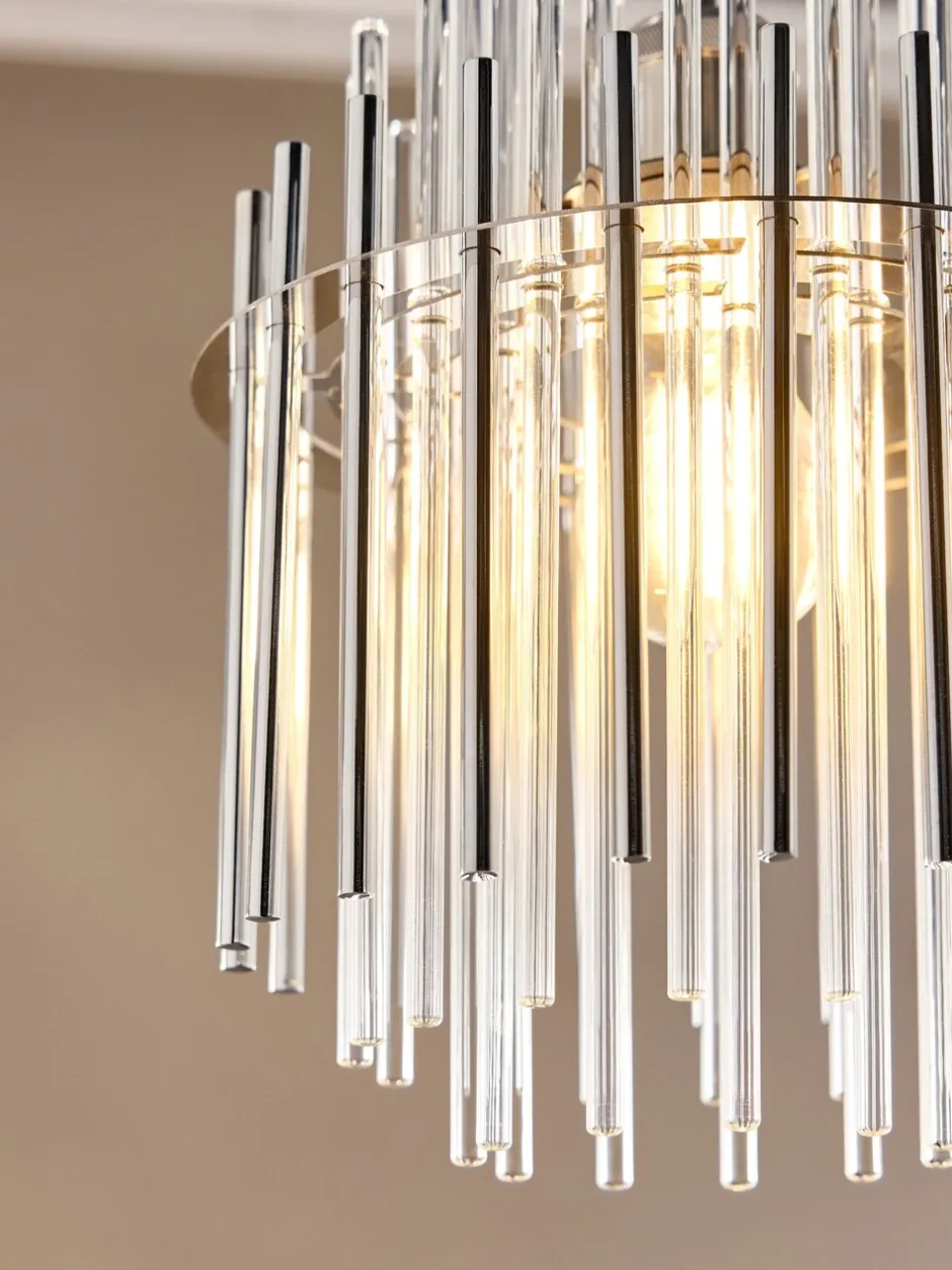 Lampenkappen|Verlichting*Next Easy Fit Arundel Shade Ceiling Light Chroom