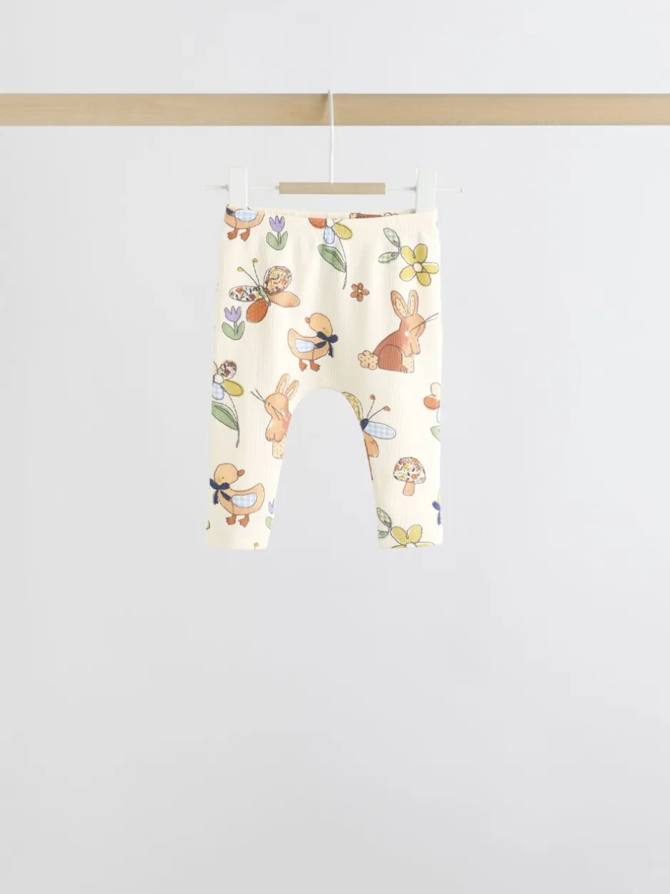 Tops|Tops|Next Ecru - 6 -delige set van top met lange mouwen en leggings (0mnd -3jr)