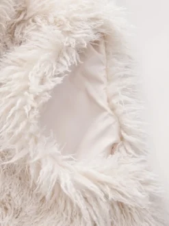 Jassen En Jacks|Next - Gilet van imitatiebont Ecru