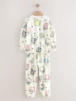 Nachtkleding En Pyjama's|Pyjama's|Next Ecru - Hello Kitty Cosy Fleece Pyjamas 1 Pack (3-16yrs)