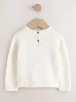 Gebreide Kleding|Next Ecru - Sausage Dog Jumper (3mths-7yrs)