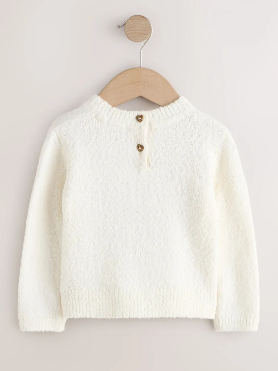 Gebreide Kleding|Next Ecru - Sausage Dog Jumper (3mths-7yrs)