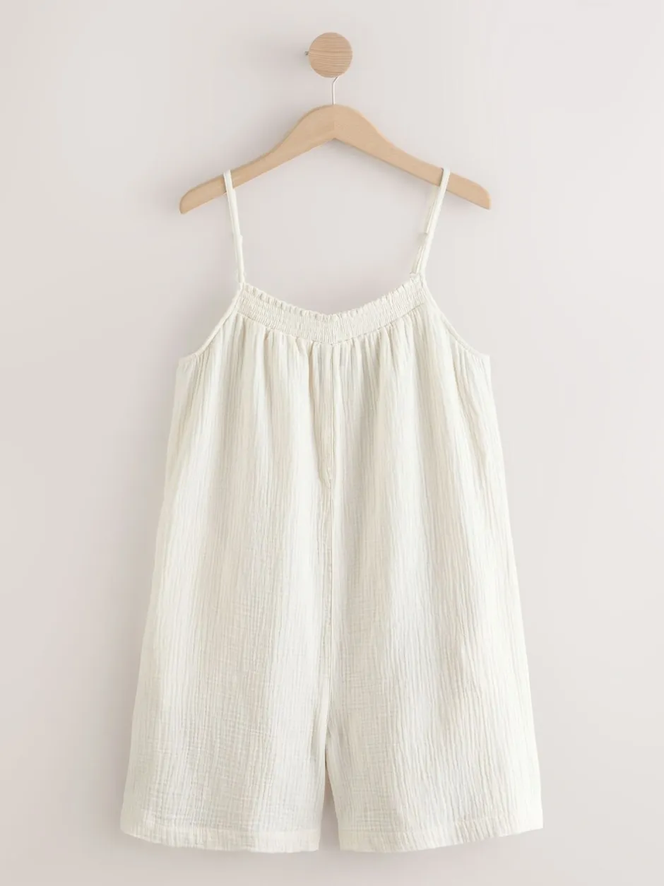 Jumpsuits En Playsuits|Next - Speelpakje met dubbele stof Ecru