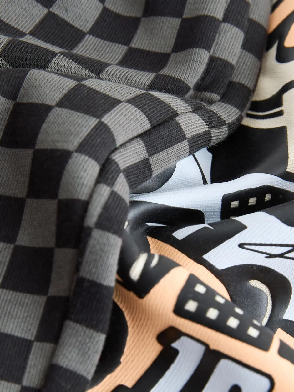 Joggingbroeken|Sweaters En Hoody´S|Next - Crew Neck Sweatshirt and Jogger Set (3mths-7yrs) (3mths-7yrs) Ecru Car