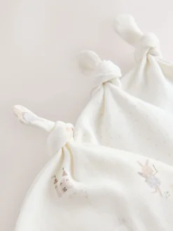 Mutsjes En Antikrabwantjes|Mutsen, Handschoenen En Sjaals|Next Ecru Fairy Mouse - 3 Pack Baby Mutsen met Strik Top (0mnd-2jr)