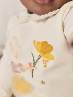 Tops|Sets En Combisets*Next - Long Sleeve Top and Legging Baby 2 Piece Set (0mths-2yrs) Ecru Fairy Mouse