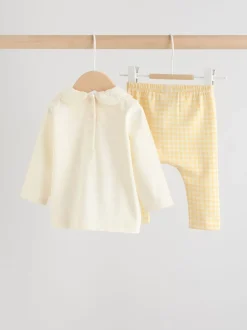 Tops|Sets En Combisets*Next - Long Sleeve Top and Legging Baby 2 Piece Set (0mths-2yrs) Ecru Fairy Mouse