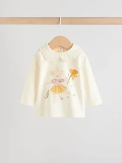 Tops|Sets En Combisets*Next - Long Sleeve Top and Legging Baby 2 Piece Set (0mths-2yrs) Ecru Fairy Mouse