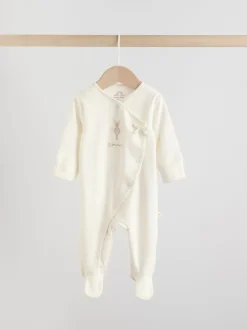 Babypakjes En Babypyjama's|Next Ecru Fairy Mouse - Set van 3 babypyjama's (0-2jr)