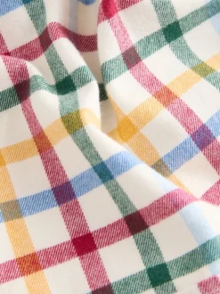 Shirts|Next - Shirt met Character lange mouwen (3mnd-7jr) Ecru felle gingham-ruit