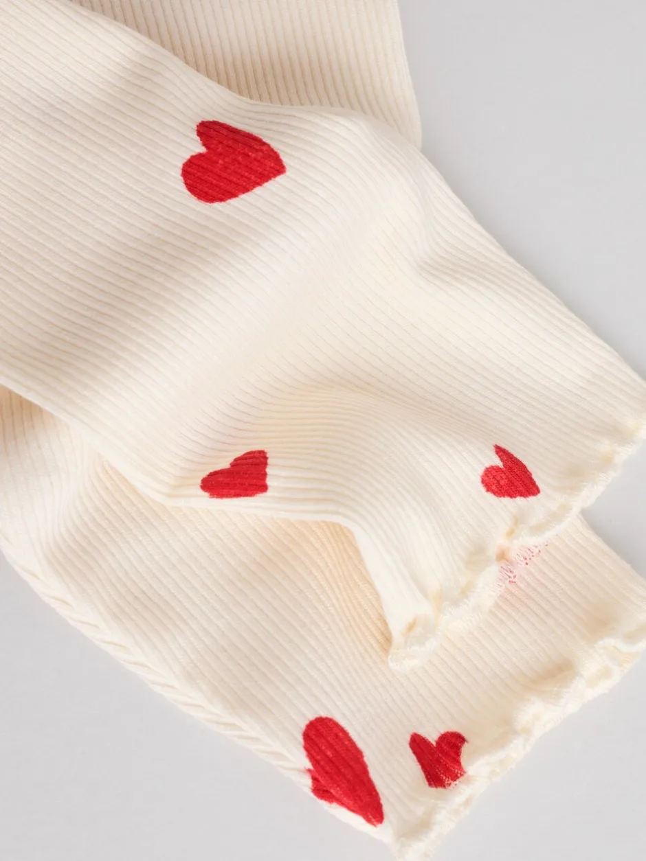 Tops|Sets En Combisets|Next - 2 -delige babyset van top en legging (0mnd -2jr) Ecru harten