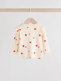 Tops|Sets En Combisets|Next - 2 -delige babyset van top en legging (0mnd -2jr) Ecru harten
