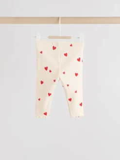 Tops|Sets En Combisets|Next - 2 -delige babyset van top en legging (0mnd -2jr) Ecru harten