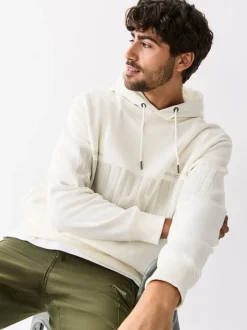 Sweaters En Hoody´S|Sweaters En Hoody´S|Next Ecru wit - Hoodie met grafische print