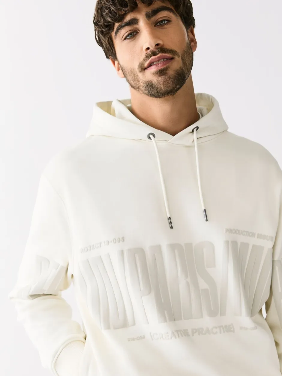 Sweaters En Hoody´S|Sweaters En Hoody´S|Next Ecru wit - Hoodie met grafische print