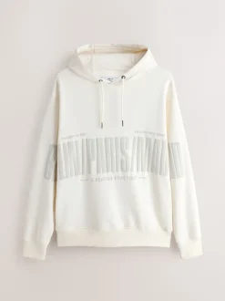 Sweaters En Hoody´S|Sweaters En Hoody´S|Next Ecru wit - Hoodie met grafische print